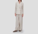 Herno - BLAZER CAMEL CON COSTURA EN SOLAPA