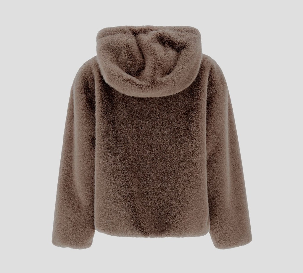 Herno - CHAQUETA BOMBER BEIGE PELUDA