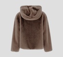 Herno - CHAQUETA BOMBER BEIGE PELUDA