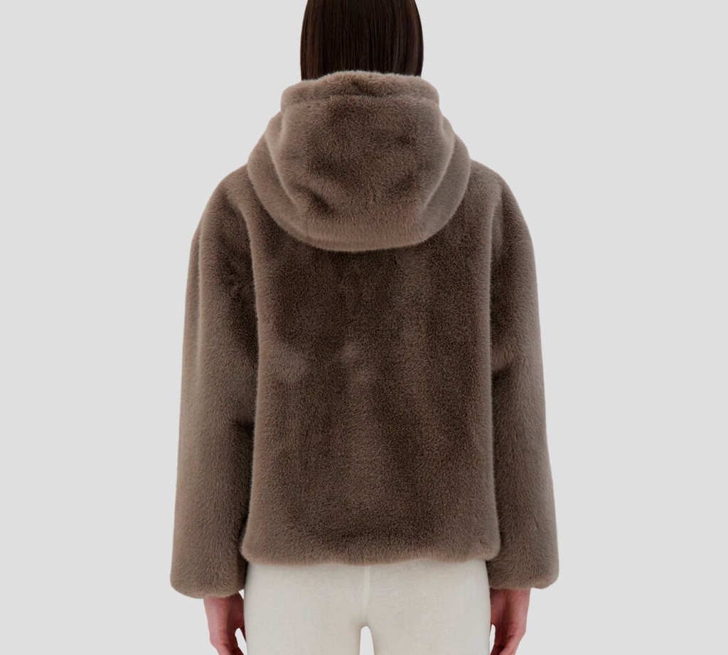 Herno - CHAQUETA BOMBER BEIGE PELUDA