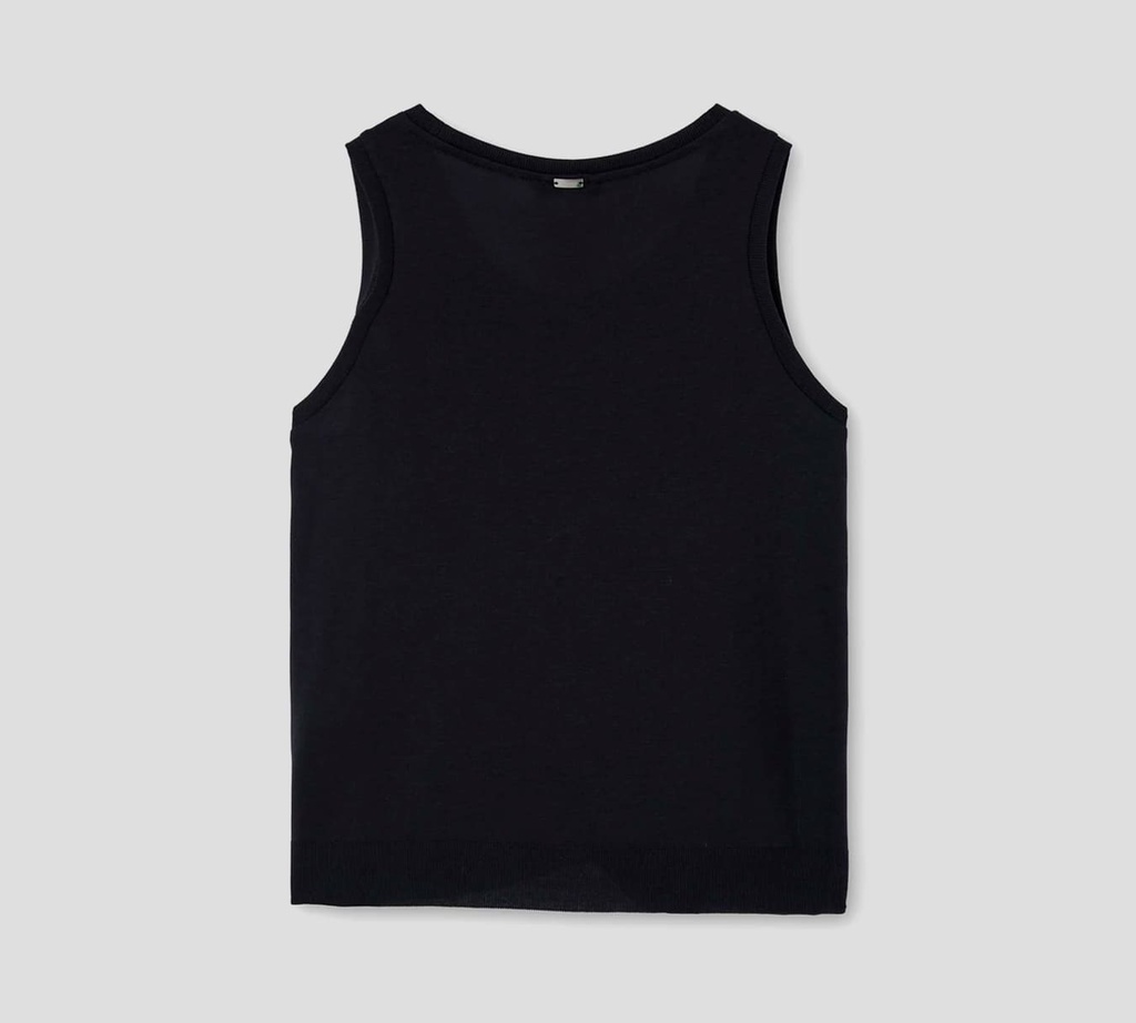 Herno - TANK TOP NEGRO