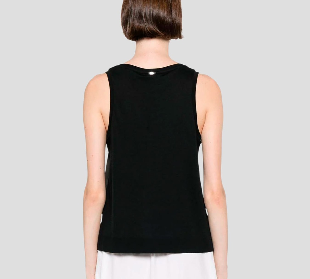 Herno - TANK TOP NEGRO