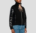 Herno - JACKET DE PUNTO NEGRO