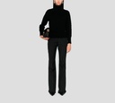 Herno - SWEATER NEGRO TEJIDO CON CUELLO ALTO