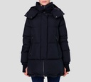 Herno - CHAQUETA CORTA CON ABERTURAS LATERALES AZUL OSCURO