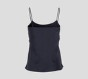 Herno - BLUSA DE TIRAS AZUL OSCURO BRILLANTE