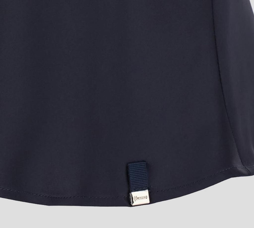 Herno - BLUSA DE TIRAS AZUL OSCURO BRILLANTE
