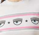 Chiara Ferragni - FRANELA BLANCA CON OJOS Y ESTRELLAS