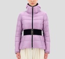Herno - BOMBER SLIM CON CINTURA ALTA DE NYLON ULTRALIGHT LILA