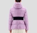Herno - BOMBER SLIM CON CINTURA ALTA DE NYLON ULTRALIGHT LILA