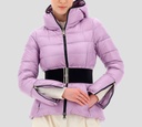 Herno - BOMBER SLIM CON CINTURA ALTA DE NYLON ULTRALIGHT LILA
