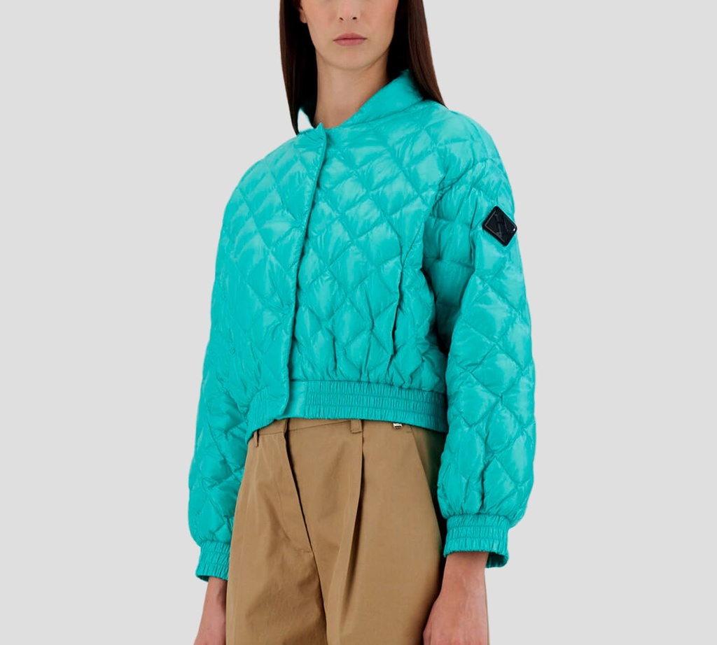 Herno - CHAQUETA TEJIDA VERDE