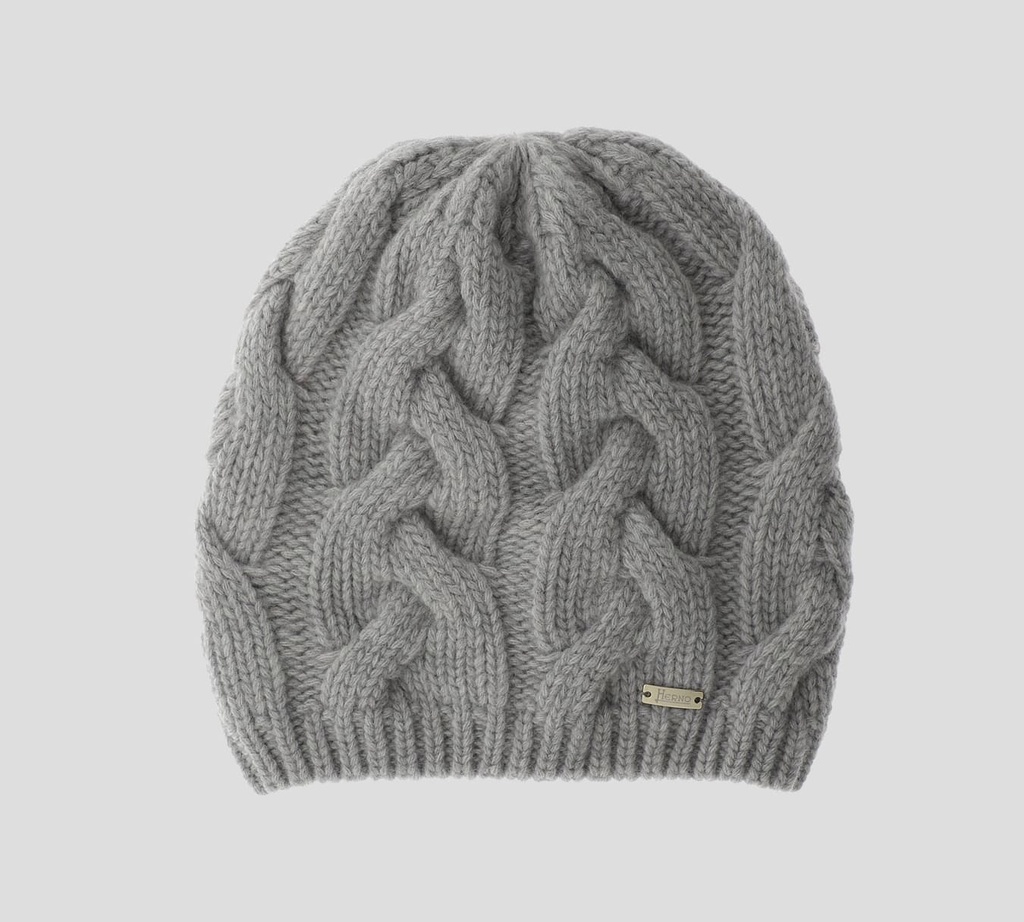 Herno - GORRO INFINITY DE PUNTO GRIS