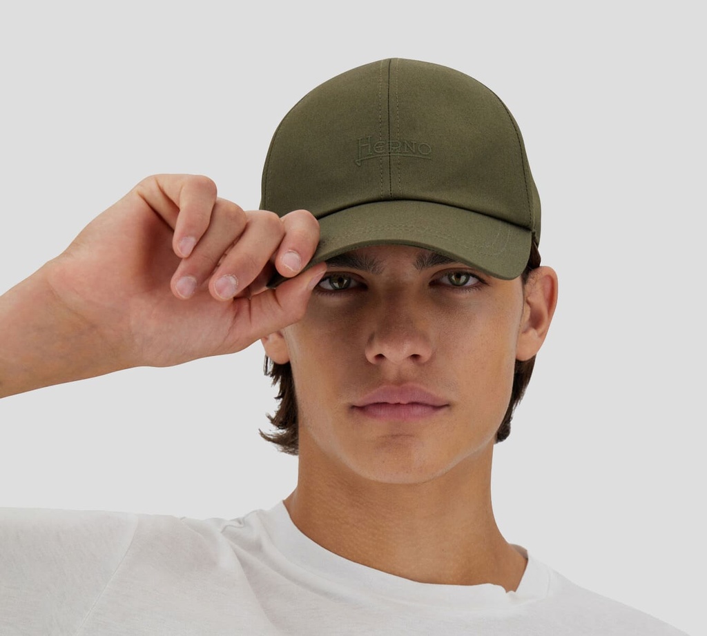 Herno - GORRA VERDE MILITAR