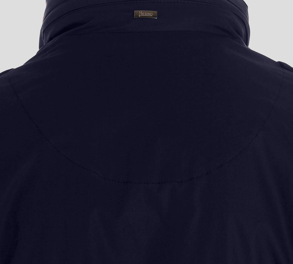 Herno - JACKET TEJIDA AZUL NAVY 8U