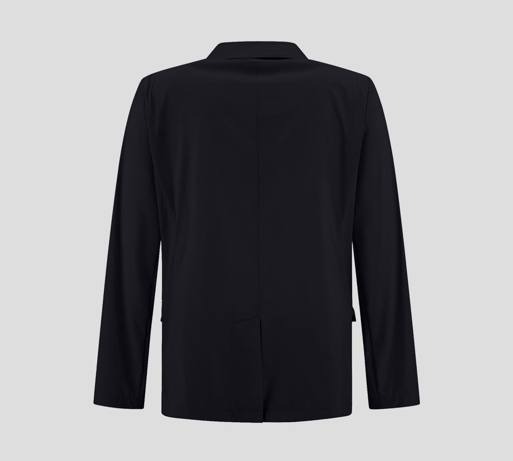 Herno - BLAZER AMERICANO TEJIDO NEGRO