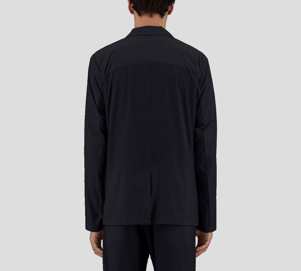 Herno - BLAZER AMERICANO TEJIDO NEGRO