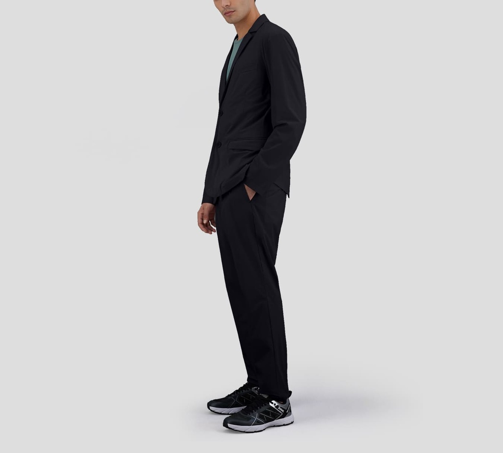 Herno - BLAZER AMERICANO TEJIDO NEGRO