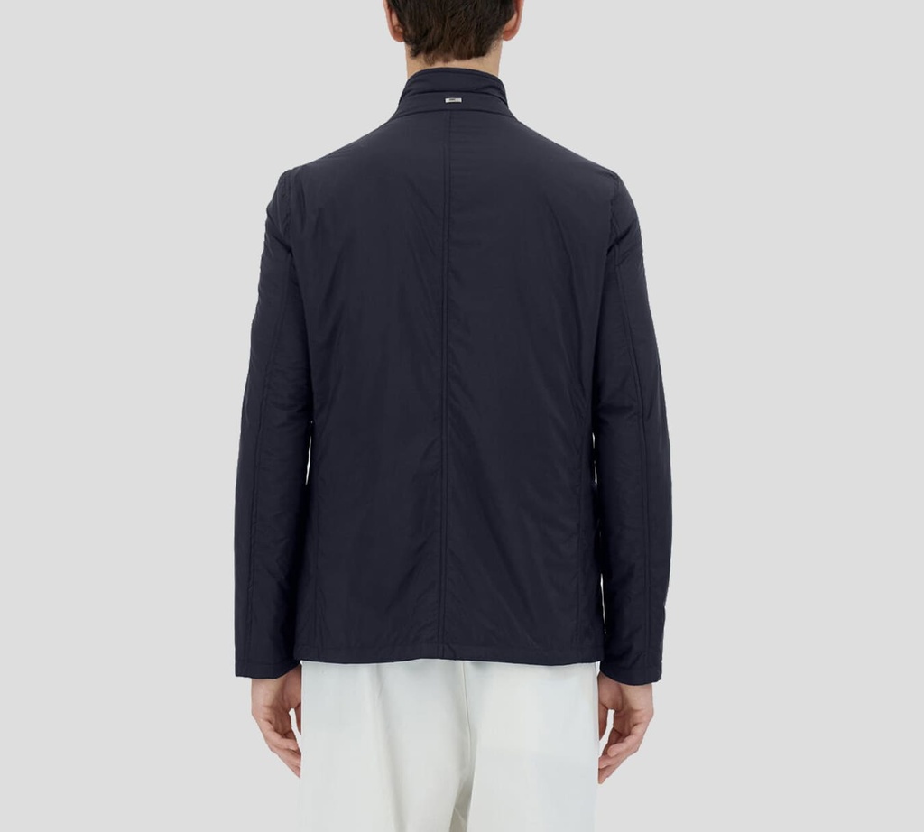 Herno - JACKET TEJIDA AZUL NAVY 4U