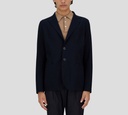 Herno - CHAQUETA AMERICANA DE PUNTO AZUL NAVY