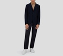 Herno - CHAQUETA AMERICANA DE PUNTO AZUL NAVY