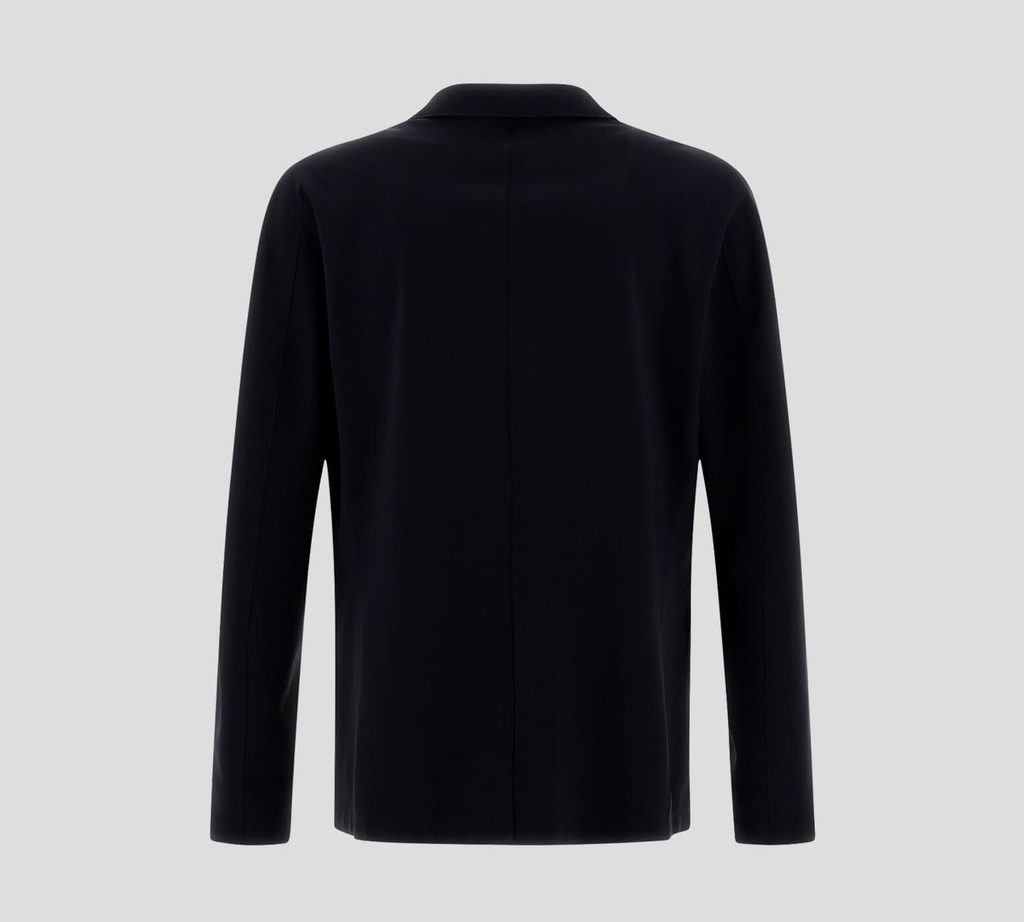Herno - CHAQUETA AMERICANA DE PUNTO NEGRO 1