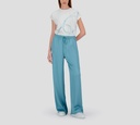 Herno - PANTALON DE LIGA AZUL TURQUESA