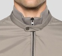 Herno - CHAQUETA GRIS DE DOBLE CUELLO