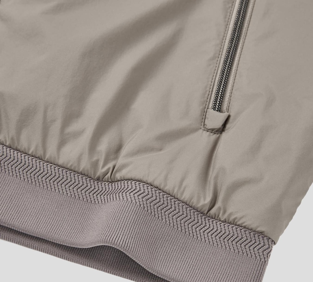 Herno - CHAQUETA GRIS DE DOBLE CUELLO