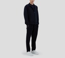 Herno - CHAQUETA DE CIERRE Y CUELLO ALTO AZUL OSCURO