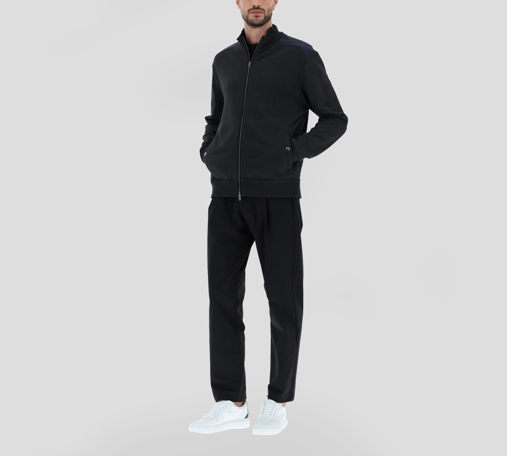 Herno - CARDIGAN DE PUNTO AZUL NAVY