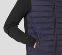 Herno - CHAQUETA NEGRA DE MANGAS Y ESPALDA LISA