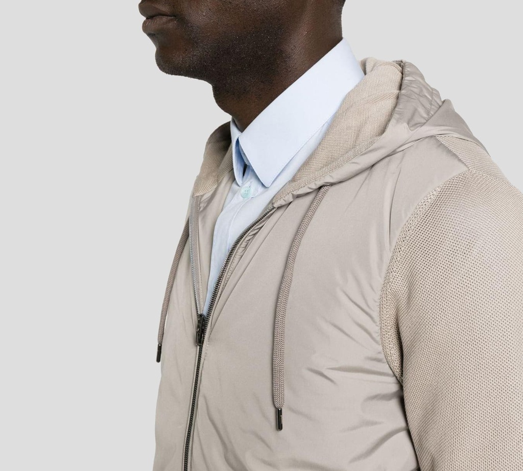 Herno - SWEATER GRIS CLARO BASICO