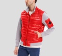 Herno - JACKET TEJIDA ROJO GRIS