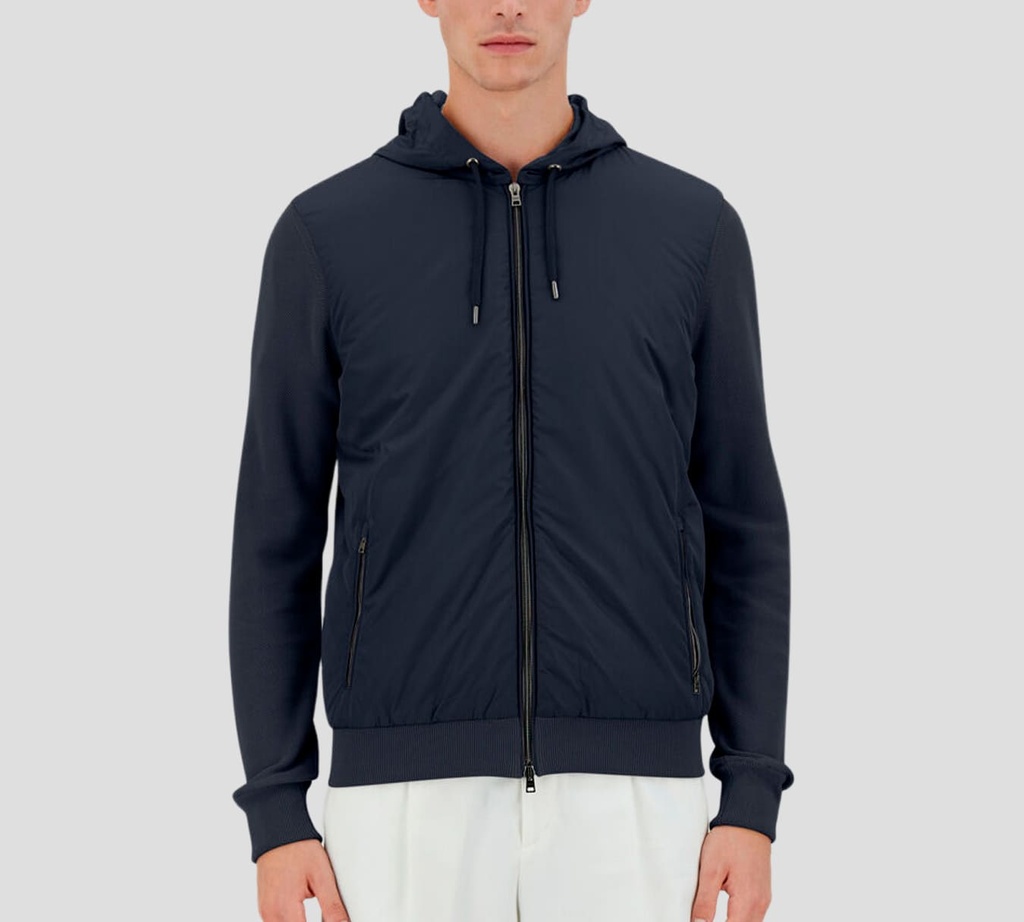 Herno - SWEATERS AZUL OSCURO BASICO