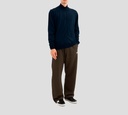 Herno - SWEATER DE CIERRE AZUL OSCURO