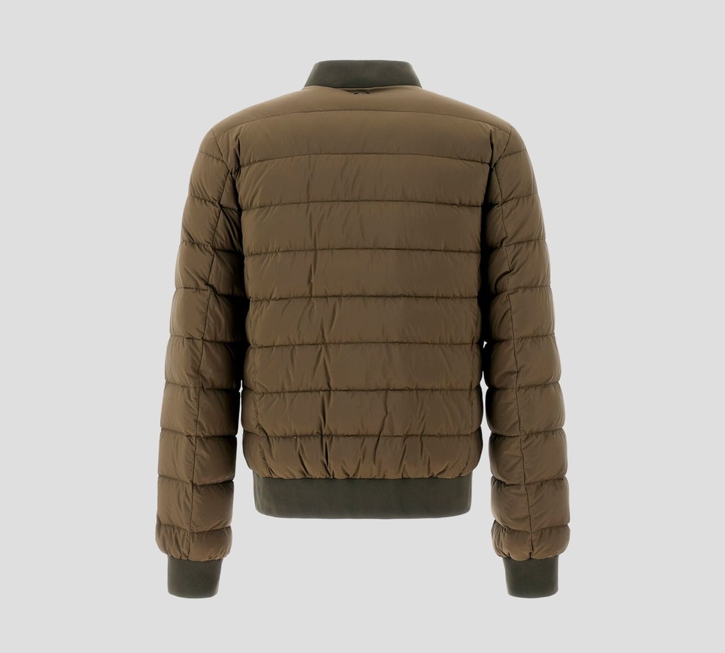 Herno - CHAQUETA BOMBER IMPERMEABLE VERDE MILITAR