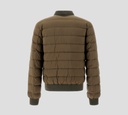 Herno - CHAQUETA BOMBER IMPERMEABLE VERDE MILITAR