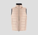 Herno - CHALECO AZUL CON FONDO BEIGE