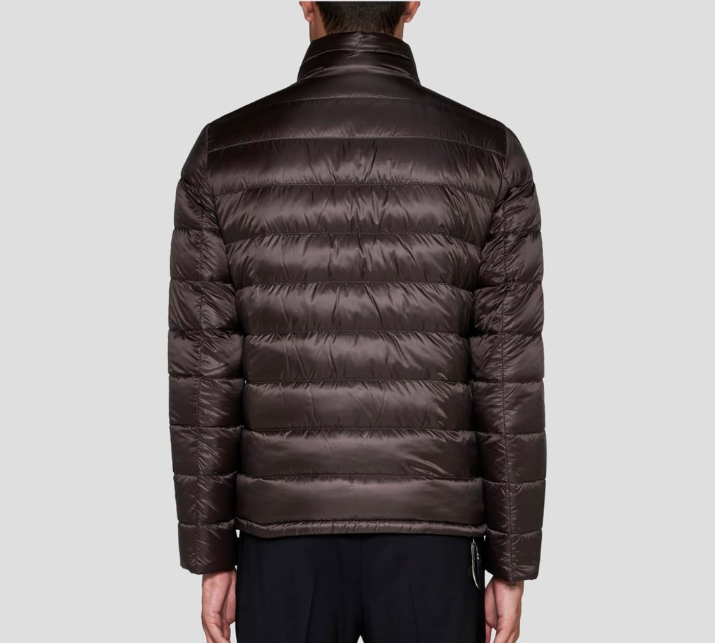 Herno - BOMBER JACKET REVERSIBLE DE NYLON AZUL CLARO NAVY