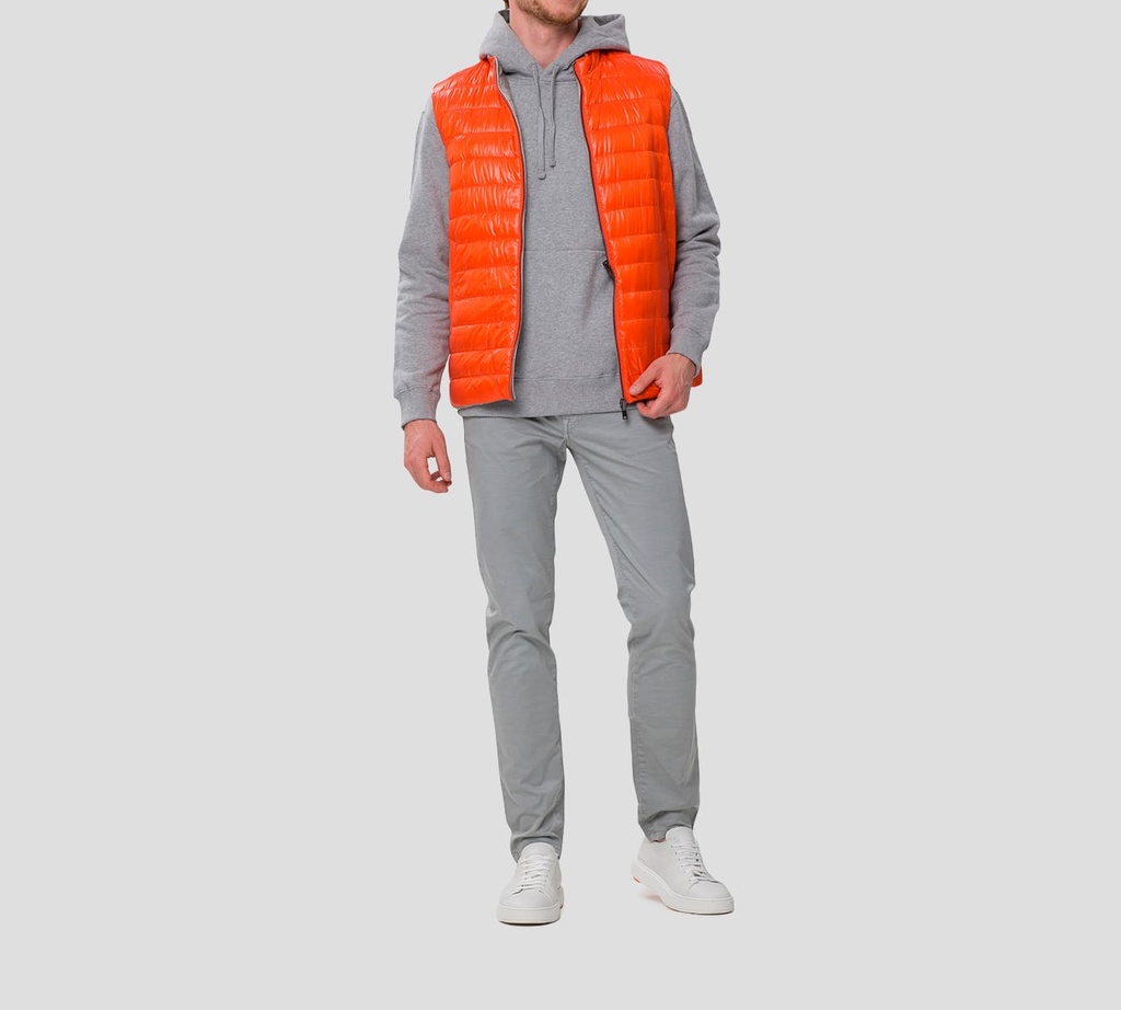 Herno - CHALECO TEJIDO ROJO BEIGE