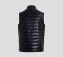 Herno - CHALECO REVERSIBLE TEJIDO NEGRO BEIGE