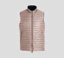 Herno - CHALECO REVERSIBLE TEJIDO NEGRO BEIGE