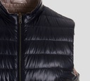 Herno - CHALECO REVERSIBLE TEJIDO NEGRO BEIGE