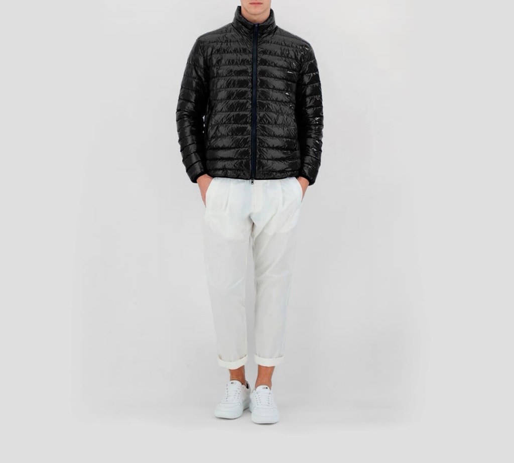 Herno - JCHAQUETA PUFFER EN GLOSS BRILLANTE IMPERMEABLE CON CIERRE FRONTAL