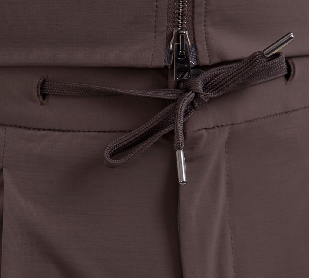 Herno - PANTALÓN STRETCH EN NYLON Y JERSEY CON BANDA AJUSTABLE EN LA CINTURA