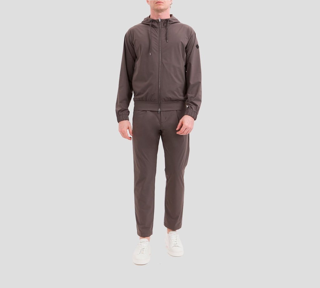 Herno - PANTALÓN STRETCH EN NYLON Y JERSEY CON BANDA AJUSTABLE EN LA CINTURA