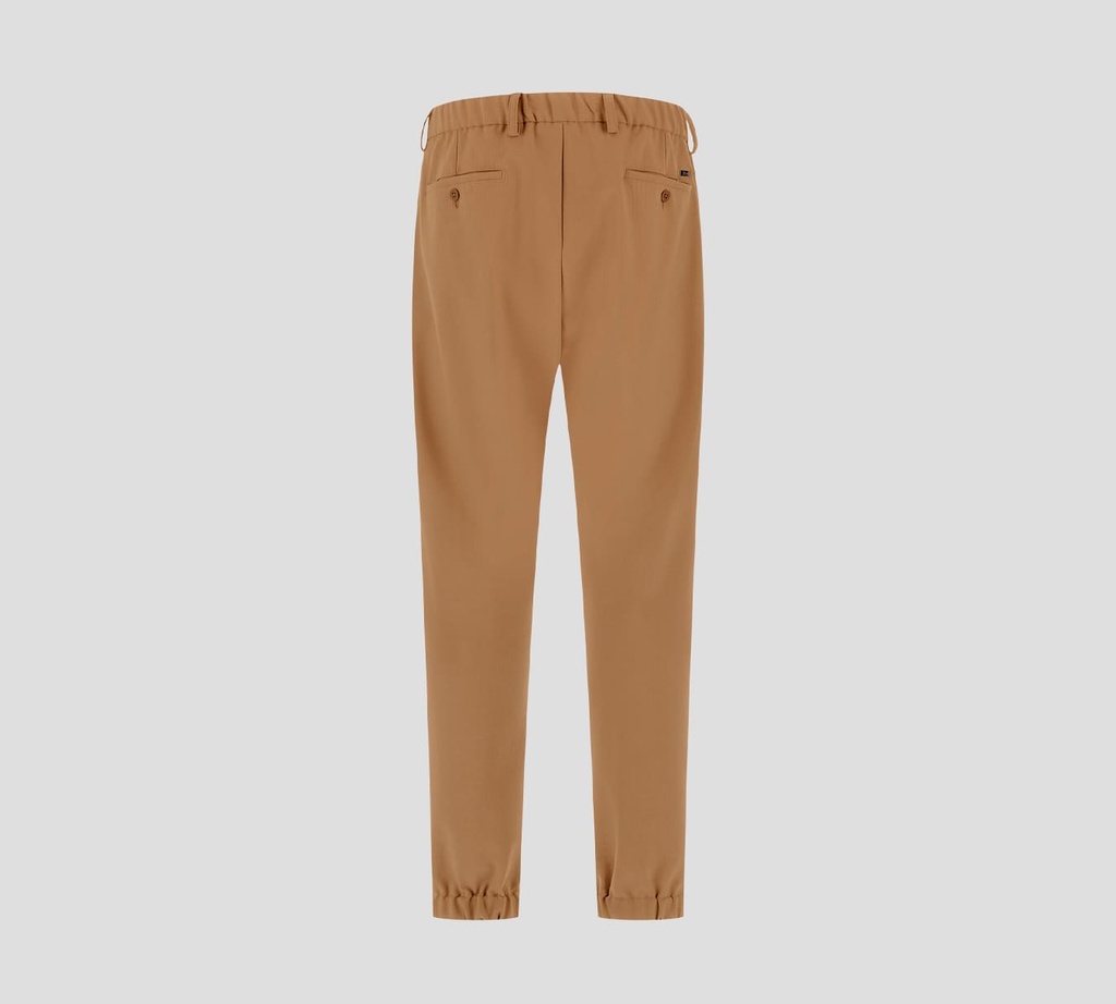 Herno - JOGGER CAMEL CON BOLSILLOS LATERALES