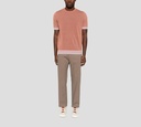 Herno - PANTALON MARRON OSCURO CON TRENZA INTERNA