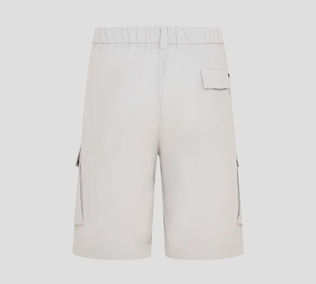 Herno - SHORT GRIS CLARO CON BOLSILLOS